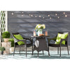 Virasat Outdoor Patio Seating Set 2 Chairs 1 Table Dark Brown-VIRASAT FURNITURE & FURNISHING