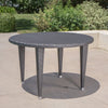 Virasat Outdoor Garden Patio Dining Set 4 Chairs and 1 Table (Gray)-VIRASAT FURNITURE & FURNISHING