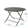 Virasat Outdoor Patio Dining Set 4 Chairs and 1 Table (Brown)-VIRASAT FURNITURE & FURNISHING