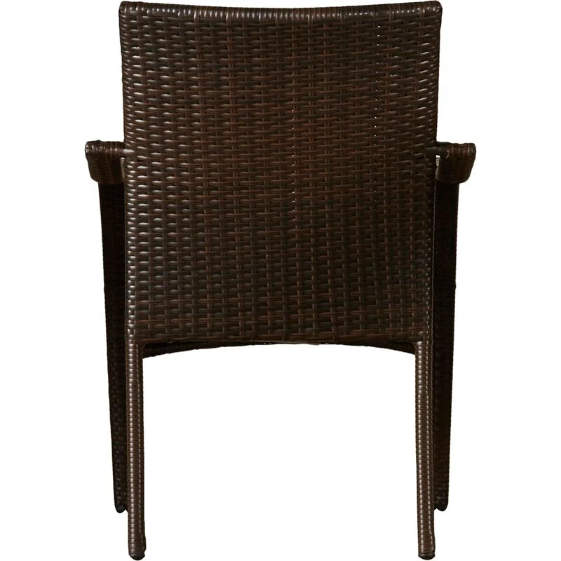 Virasat Outdoor Patio Dining Set 4 Chairs and 1 Table (Brown)-VIRASAT FURNITURE & FURNISHING