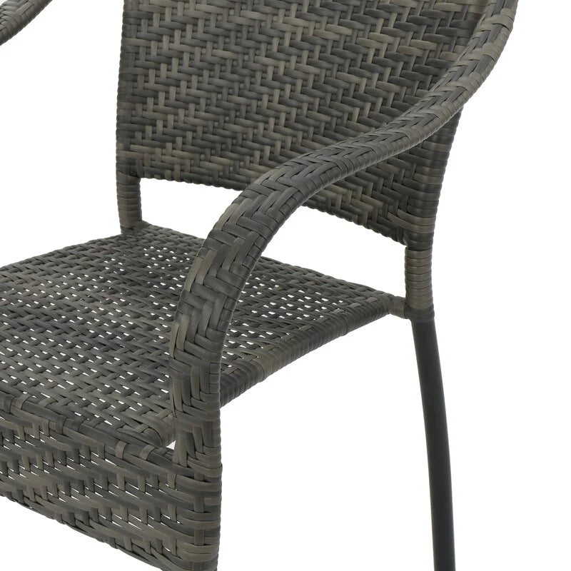 Virasat Gelli Outdoor Garden Patio Dining Set 4 Chairs and 1 Table (Gray)