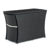Virasat Outdoor Patio Seating Set 2 Chairs 1 Table Black-VIRASAT FURNITURE & FURNISHING