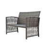 Virasat Outdoor Sofa Set 2 Seater, 2 Single Seater and 1 Center Table (Silver + White)-VIRASAT FURNITURE & FURNISHING