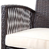 Virasat Outdoor Sofa Set 2 Seater, 2 Single Seater and 1 Center Table (Brown + White)-VIRASAT FURNITURE & FURNISHING