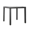 Virasat Outdoor Patio Dining Set 4 Chairs and 1 Table (Black)-VIRASAT FURNITURE & FURNISHING