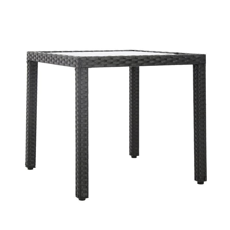 Virasat Outdoor Patio Dining Set 4 Chairs and 1 Table (Black)-VIRASAT FURNITURE & FURNISHING