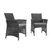 Virasat Outdoor Patio Dining Set 4 Chairs and 1 Table (Black)-VIRASAT FURNITURE & FURNISHING