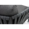 Virasat Outdoor Garden Balcony Sofa Set 5 Seater and 1 Center Table Set, Braid & Rope (Dark Grey)-VIRASAT FURNITURE & FURNISHING