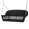 Virasat Double Seater Hanging Swing Without Stand For Balcony, Garden Swing, (Black)-VIRASAT FURNITURE & FURNISHING