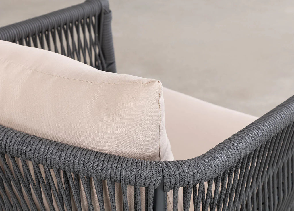 Virasat Outdoor Sofa Set 2 Seater, 2 Single seater Set Braided & Rope-VIRASAT FURNITURE & FURNISHING