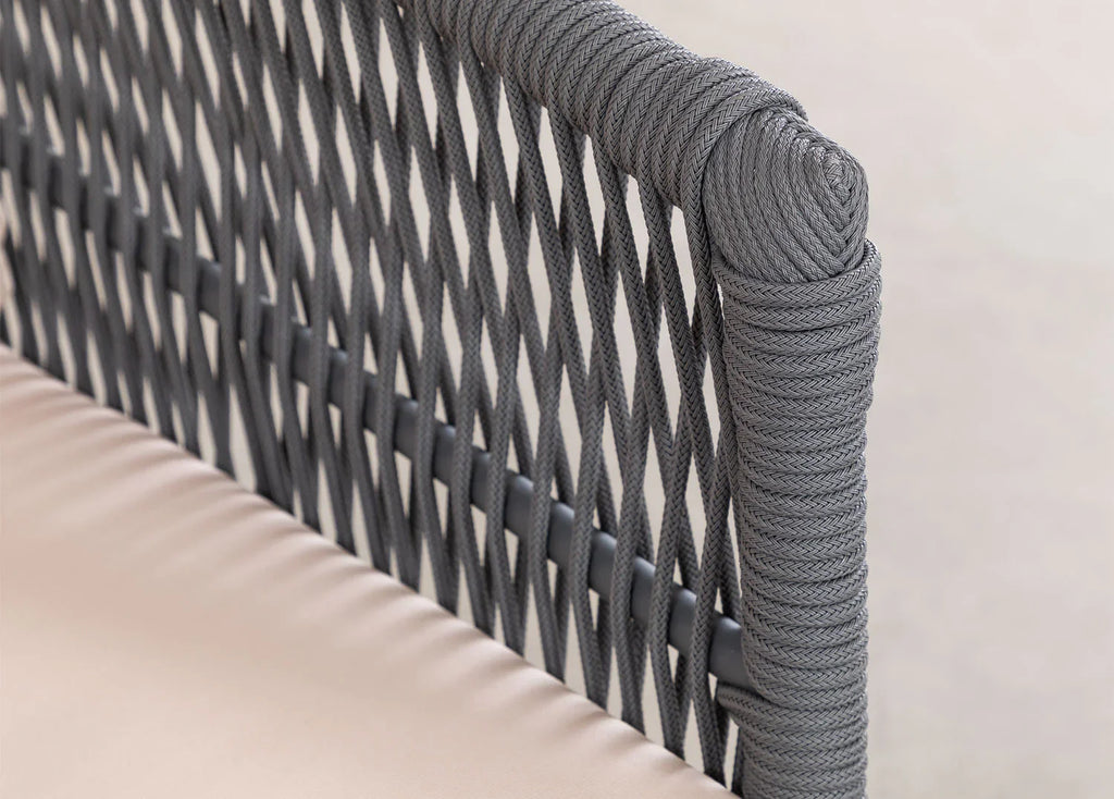 Virasat Outdoor Sofa Set 2 Seater, 2 Single seater Set Braided & Rope-VIRASAT FURNITURE & FURNISHING