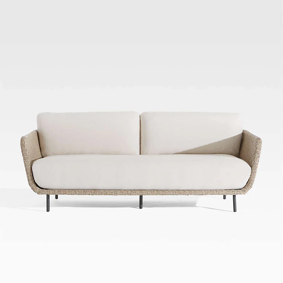 Virasat Outdoor Sofa Set 2 Seater, 1 Single Seater and 1 Center Table (Light Brown)-VIRASAT FURNITURE & FURNISHING