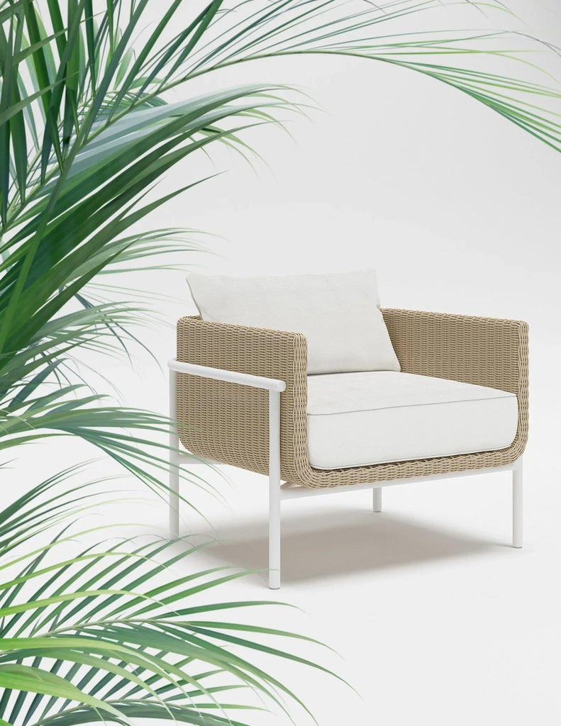Virasat Outdoor Garden Balcony Sofa Set 2 Seater, 2 Single Seater and 1 Center Table With 1 Side Table Set (Tan)-VIRASAT FURNITURE & FURNISHING
