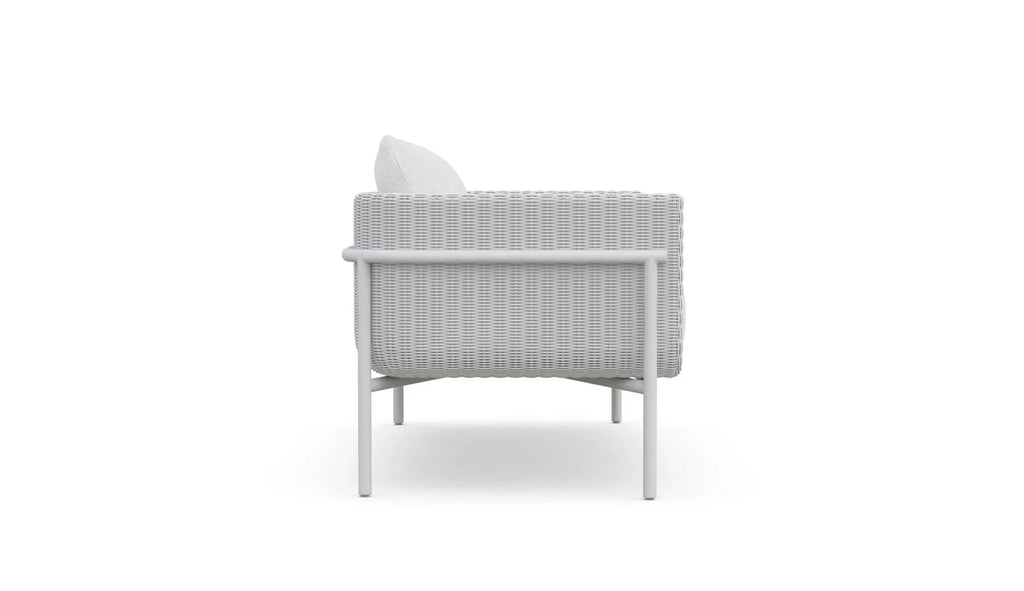 Virasat Outdoor Garden Balcony Sofa Set 2 Seater, 2 Single Seater and 1 Center Table With 1 Side Table Set (White)-VIRASAT FURNITURE & FURNISHING