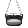Virasat Single Seater Hanging Swing Without Stand For Balcony, Garden Swing (Black)-VIRASAT FURNITURE & FURNISHING