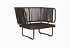 Virasat Outdoor Sofa Set 2 Seater, 2 Single Seater and 1 Center Table (Dark Brown)-VIRASAT FURNITURE & FURNISHING