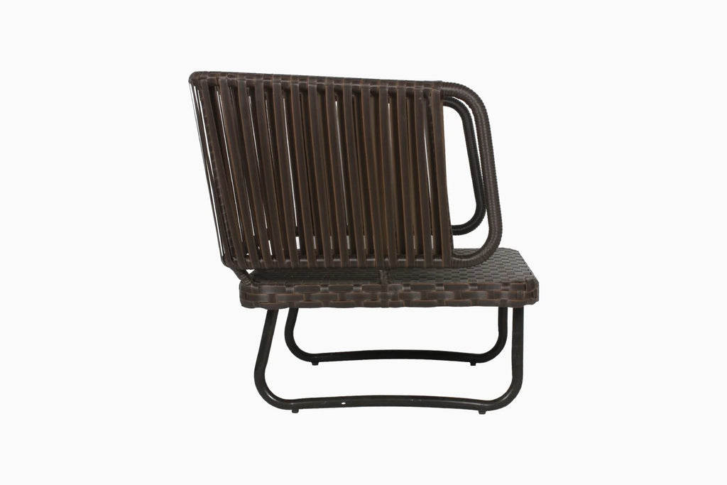 Virasat Outdoor Sofa Set 2 Seater, 2 Single Seater and 1 Center Table (Dark Brown)-VIRASAT FURNITURE & FURNISHING
