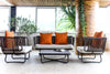 Virasat Outdoor Sofa Set 2 Seater, 2 Single Seater and 1 Center Table (Dark Brown)-VIRASAT FURNITURE & FURNISHING