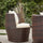 Virasat Outdoor Patio Seating Set 2 Chairs 1 Table Brown-VIRASAT FURNITURE & FURNISHING