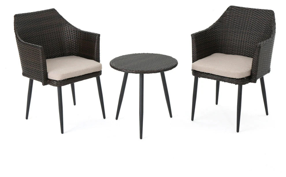 Virasat Outdoor Patio Seating Set 2 Chairs and 1 Table-VIRASAT FURNITURE & FURNISHING