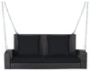 Virasat Double Seater Hanging Swing Without Stand For Balcony, Garden Swing (Dark Brown)-VIRASAT FURNITURE & FURNISHING