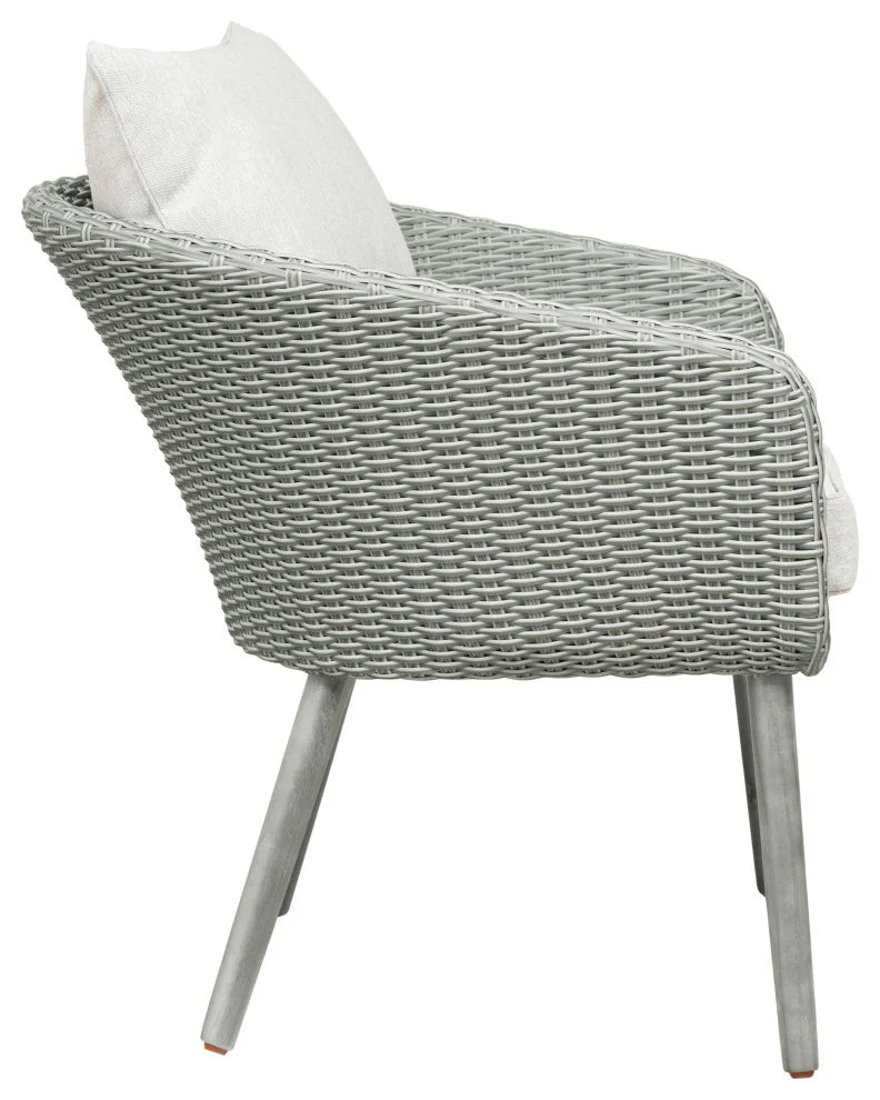 Virasat Outdoor Patio Seating Set 2 Chairs and 1 Table Set (Grey + White)-VIRASAT FURNITURE & FURNISHING