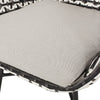 Virasat Outdoor Patio Seating Set 2 Chairs 1 Table Set Black White-VIRASAT FURNITURE & FURNISHING