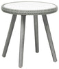Virasat Outdoor Patio Seating Set 2 Chairs and 1 Table Set (Grey + White)-VIRASAT FURNITURE & FURNISHING
