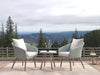 Virasat Outdoor Patio Seating Set 2 Chairs and 1 Table Set (Grey + White)-VIRASAT FURNITURE & FURNISHING