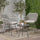 Virasat Outdoor Patio Seating Set 2 Chairs 1 Table Set Black White-VIRASAT FURNITURE & FURNISHING