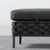 Virasat Outdoor Swimming Poolside Lounger (Dark Grey) Braided & Rope-VIRASAT FURNITURE & FURNISHING