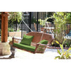 Virasat Double Seater Hanging Swing Without Stand For Balcony, Garden Swing, (Honey)-VIRASAT FURNITURE & FURNISHING