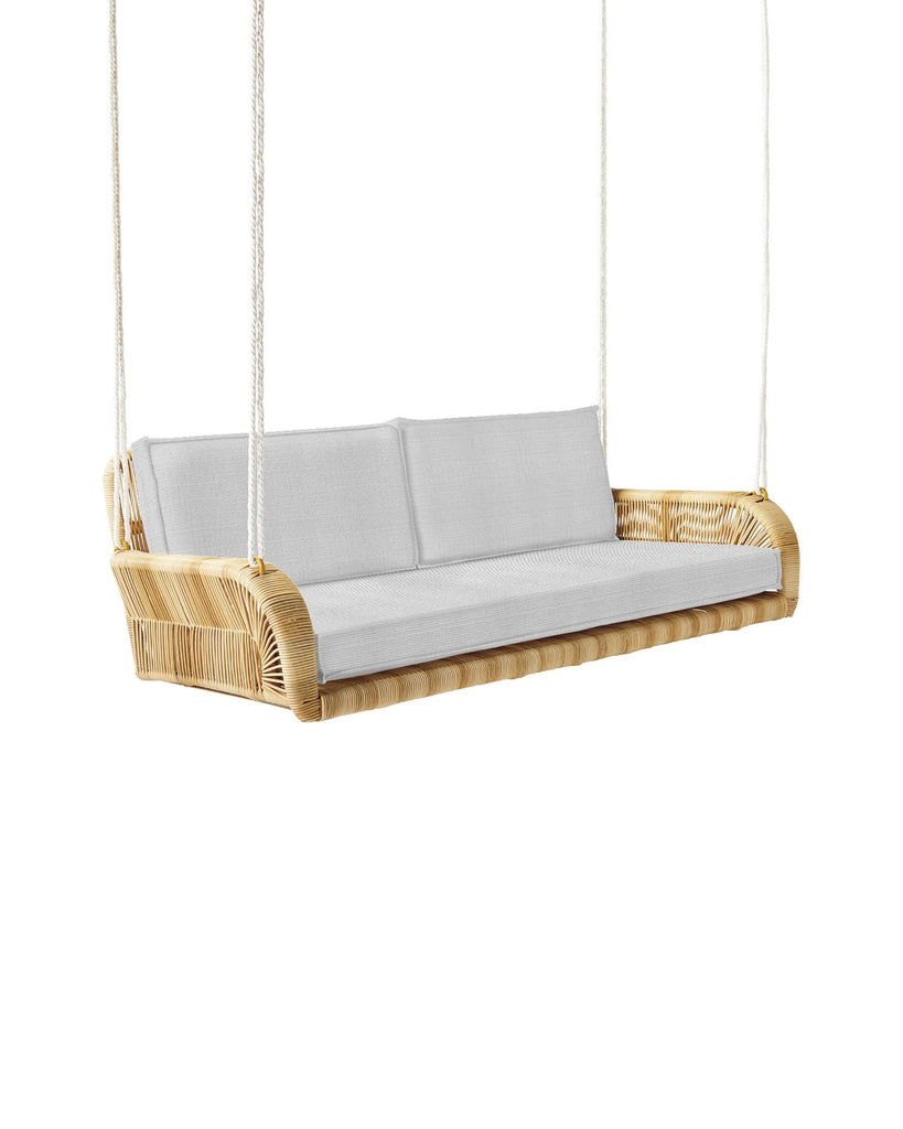 Virasat Double Seater Hanging Swing Without Stand For Balcony, Garden Swing (Honey)-VIRASAT FURNITURE & FURNISHING