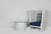Virasat Outdoor Patio Seating Set 2 Chairs and 1 Table Set (White)-VIRASAT FURNITURE & FURNISHING