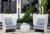 Virasat Outdoor Patio Seating Set 2 Chairs and 1 Table Set (White)-VIRASAT FURNITURE & FURNISHING