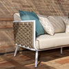 Virasat Outdoor Sofa Set 2 Seater, 2 Single Seater and 1 Center Table Set (Beige) Braided & Rope-VIRASAT FURNITURE & FURNISHING