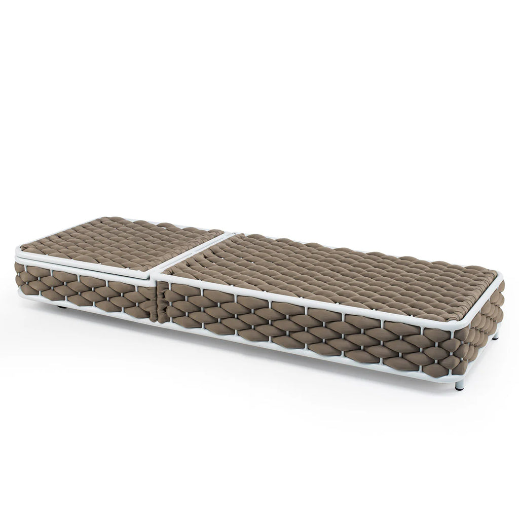 Virasat Outdoor Swimming Poolside Lounger (Rope Brown)-VIRASAT FURNITURE & FURNISHING