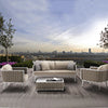 Virasat Outdoor Sofa Set 2 Seater, 2 Single Seater and 1 Center Table Set (Beige) Braided & Rope-VIRASAT FURNITURE & FURNISHING