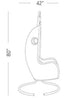 Virasat Single Seater Hanging Swing With Stand For Balcony, Garden Swing (Grey)-VIRASAT FURNITURE & FURNISHING