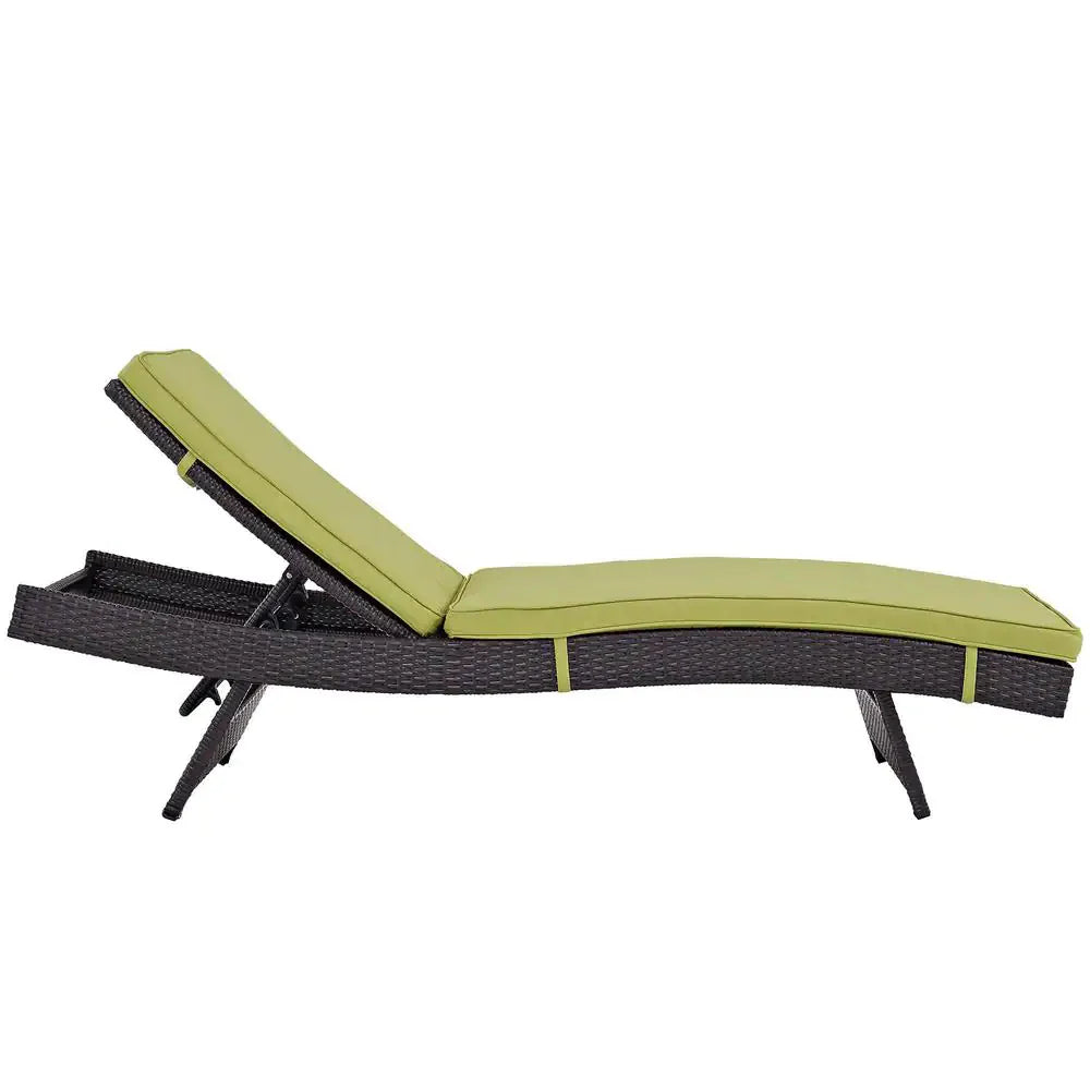 Virasat Outdoor Swimming Poolside Lounger Dark Brown-VIRASAT FURNITURE & FURNISHING
