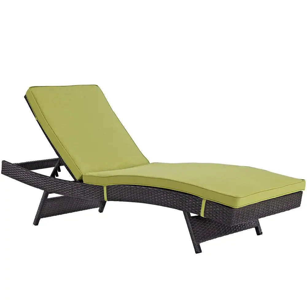 Virasat Outdoor Swimming Poolside Lounger Dark Brown-VIRASAT FURNITURE & FURNISHING