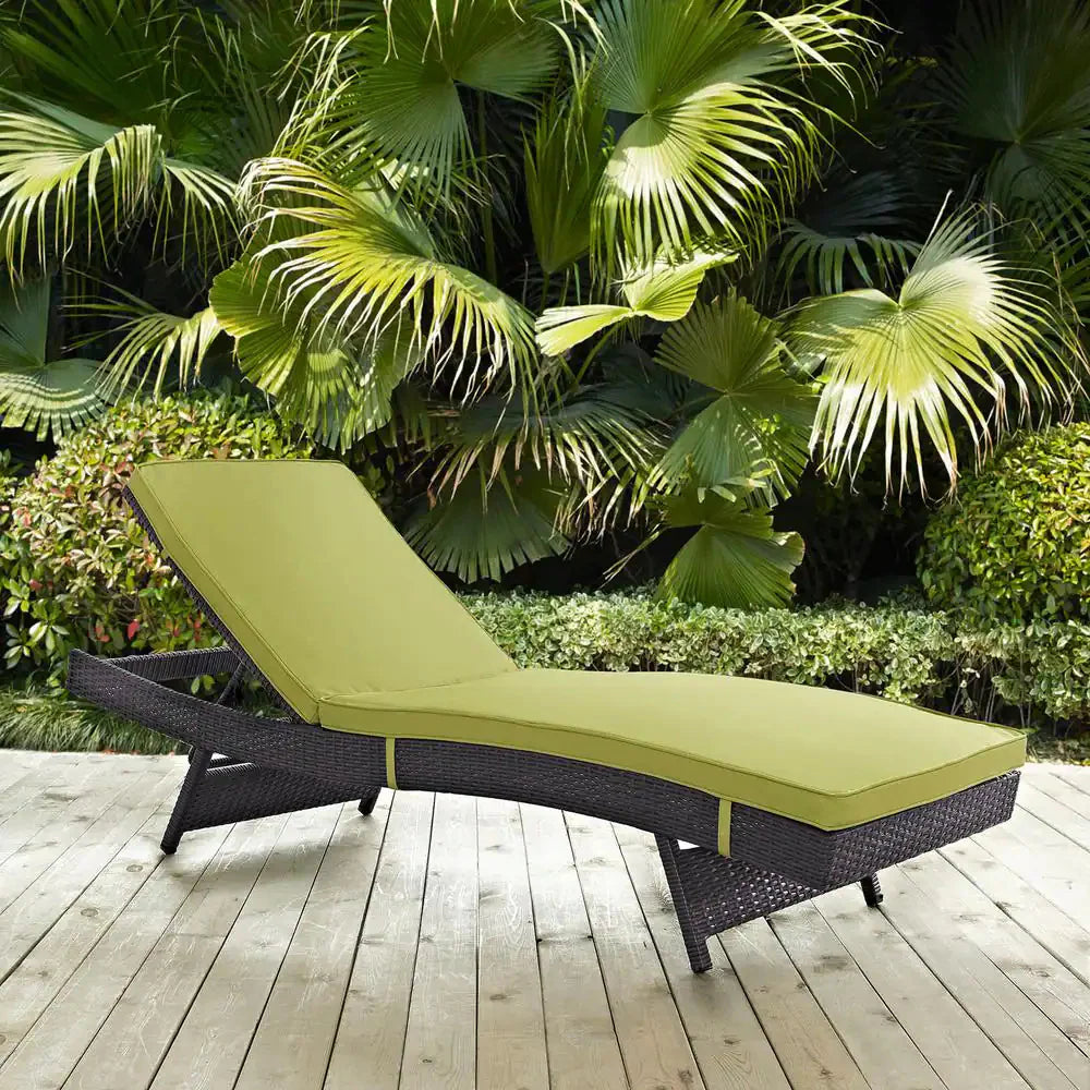 Virasat Outdoor Swimming Poolside Lounger Dark Brown-VIRASAT FURNITURE & FURNISHING