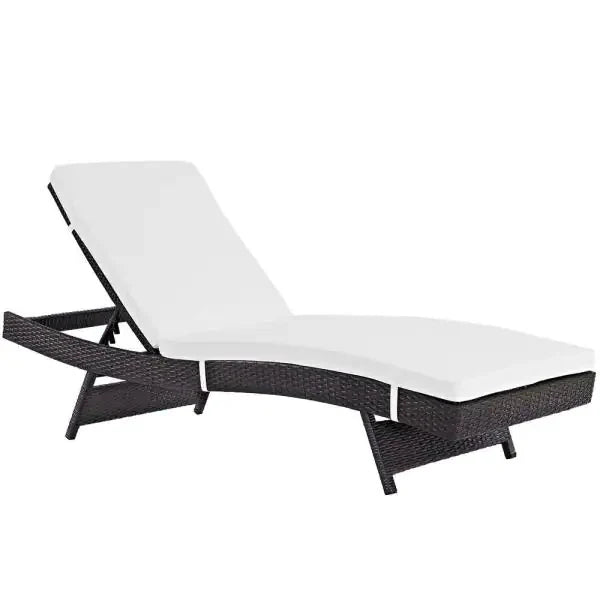 Virasat Outdoor Swimming Poolside Lounger Black-VIRASAT FURNITURE & FURNISHING
