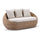 Virasat Outdoor Sofa Set 3 Seater, 2 Single Seater, 1 Side Table, and 1 Center Table-VIRASAT FURNITURE & FURNISHING