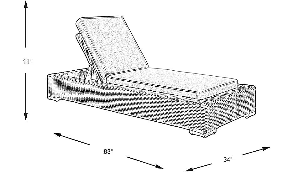 Virasat Outdoor Swimming Poolside Lounger With 1 Side Table Black Grey-VIRASAT FURNITURE & FURNISHING