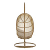 Virasat Single Seater Hanging Swing With Stand For Balcony, Garden Swing (Honey)-VIRASAT FURNITURE & FURNISHING