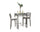 Virasat Outdoor Patio Bar Sets 2 Chairs and 1 Table (Grey)-VIRASAT FURNITURE & FURNISHING