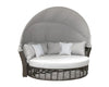 Virasat Outdoor Poolside Sunbed With Cushion Daybed (Grey)-VIRASAT FURNITURE & FURNISHING
