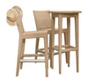 Virasat Outdoor Patio Bar Sets 2 Chairs and 1 Table (Cream)-VIRASAT FURNITURE & FURNISHING