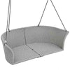 Virasat Double Seater Hanging Swing Without Stand For Balcony, Garden Swing (Grey)-VIRASAT FURNITURE & FURNISHING